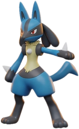 Lucario, uma das criaturas do jogo